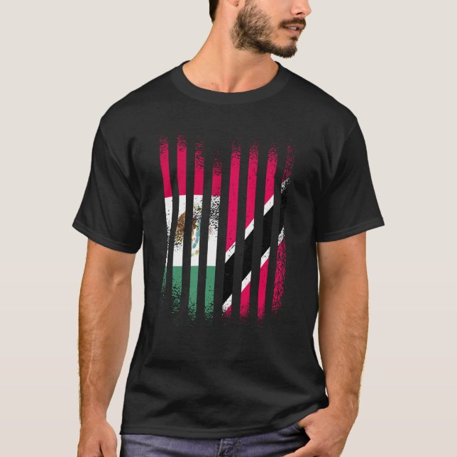Mexico Flag Trinidad&Tobago Grown Country Flags St T-Shirt (Vorderseite)