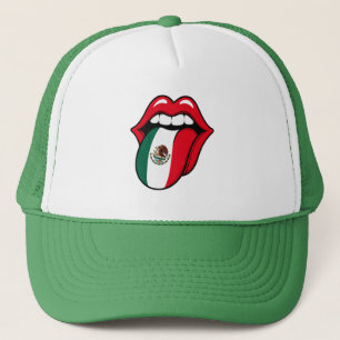 Mexico-Flagge-Zungen-Hut – Lustiger FIFA-Weltmeist Truckerkappe