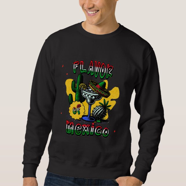 Mexico Flavor Herren Sweatshirt (Vorderseite)