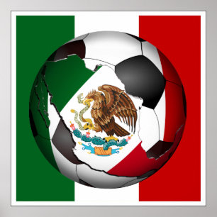 Mexico Fußball Poster