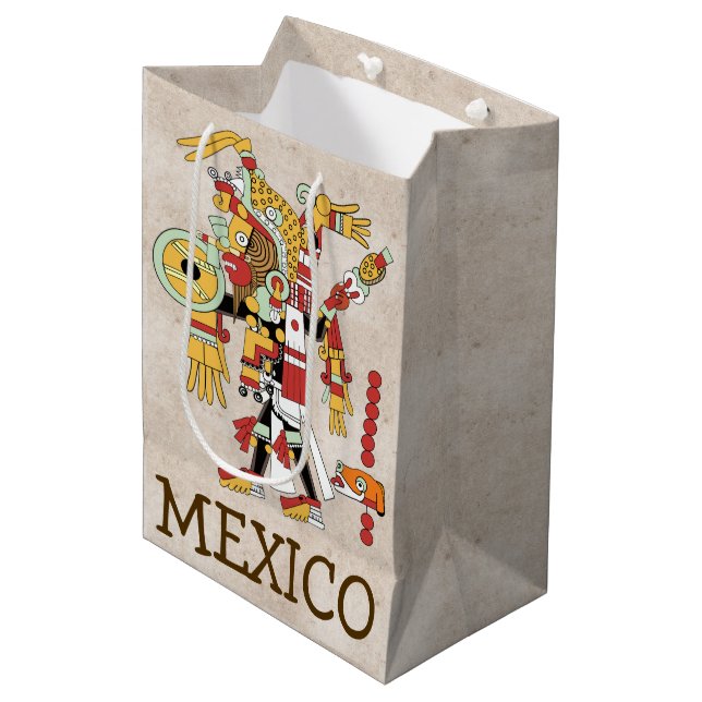 Mexico Gift Bag Mittlere Geschenktüte (Vorderseite Schrägansicht)