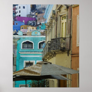 Mexico, Guanajuato. Dicht gepackte Auswahl von Poster