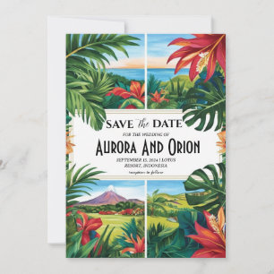 mexico Hochzeit in Urlaubsort speichern Daten Einladung