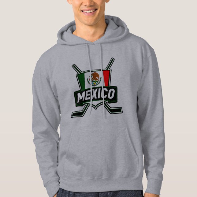 Mexico Ice Hockey Logo Hoodie (Vorderseite)