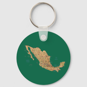 Mexico Map Schlüsselanhänger