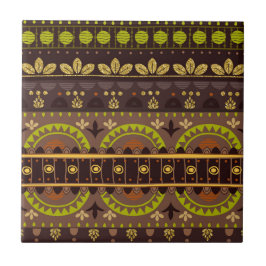 Mexico Mayan Tribal Art Fliese