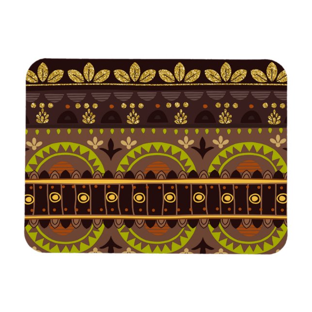 Mexico Mayan Tribal Art Magnet (Horizontal)