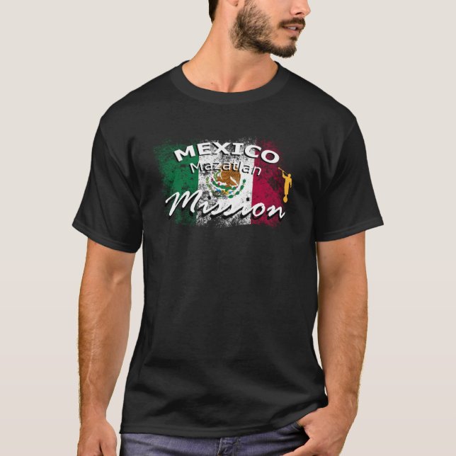 Mexico Mazatlan Mormon LDS Mission Missionary T-Shirt (Vorderseite)