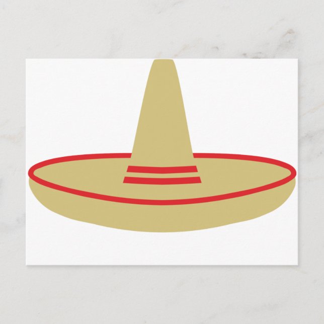 Mexico Party Sombrero Postkarte (Vorderseite)