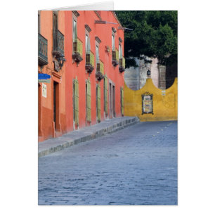 Mexico, San Miguel de Allende, Häuser entlang