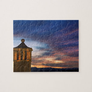 Mexico, San Miguel de Allende. Sonnenuntergang übe Puzzle