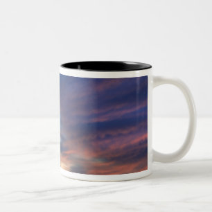 Mexico, San Miguel de Allende. Sonnenuntergang übe Zweifarbige Tasse