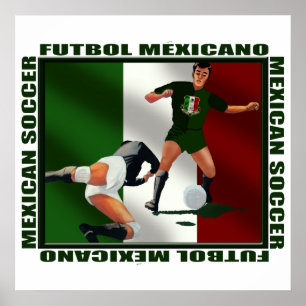 Mexico Soccer Poster