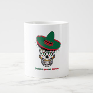 Mexico Soccer Skull 2026 - Pasión Que No Muere Foo Jumbo-Tasse
