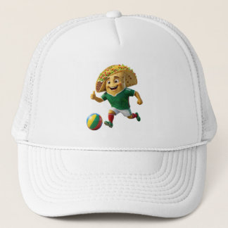 Mexico Soccer Taco Mascot Hat - Funny Mexican Food Truckerkappe