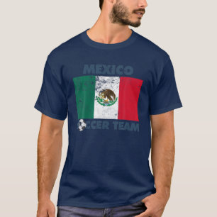 Mexico Soccer Team Flag 2022 Unterstützer Mexikane T-Shirt