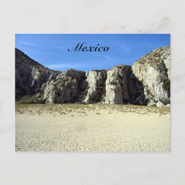 mexico Strand Postkarte (Vorderseite)