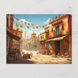 Mexico Streets Postkarte