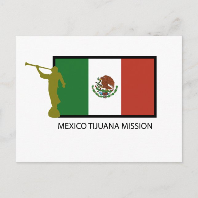 MEXICO TIJUANA MISSION LDS CTR POSTKARTE (Vorderseite)