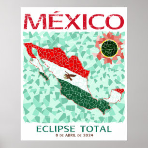 Mexico Total Eclipse Poster