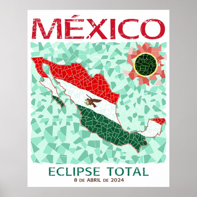 Mexico Total Eclipse Poster (Vorne)
