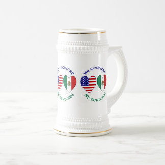 Mexico USA Mein Land mein Erbe Bierglas
