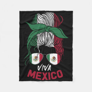 Mexico Vintage Mexikanische Flagge Stolz Hut Jerse Fleecedecke
