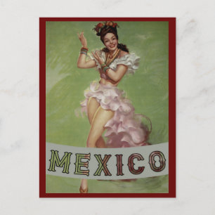 Mexico Vintage Travel Postcard Postkarte