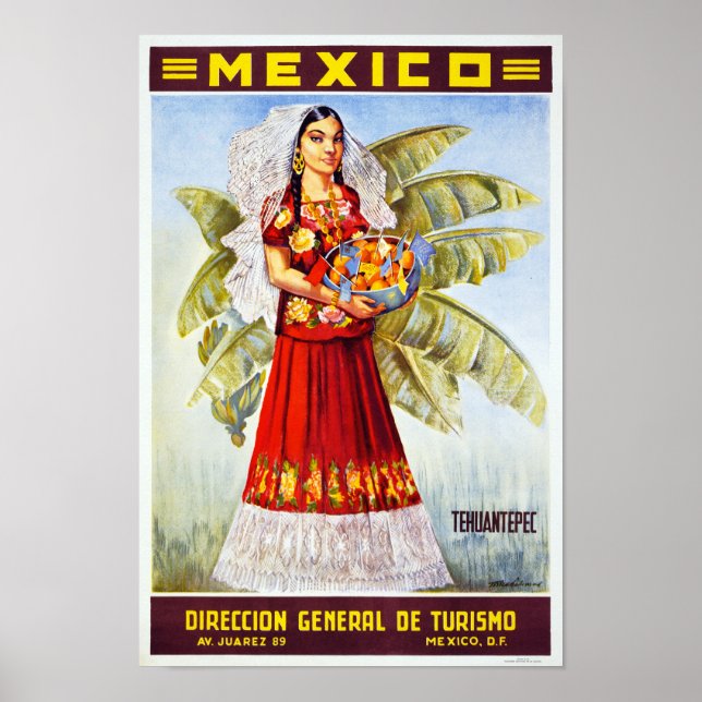 Mexico Vintage Travel Poster neu (Vorne)