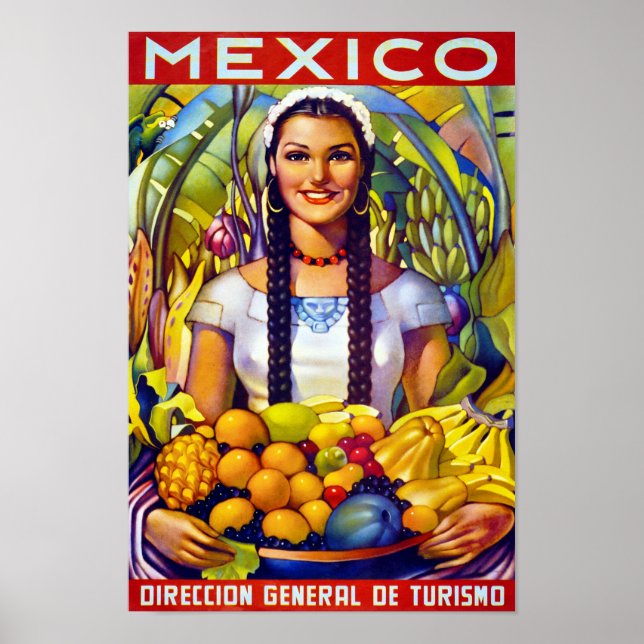 Mexico Vintage Travel Poster neu (Vorne)