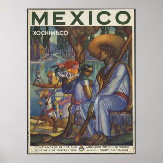 Mexico Vintage Travel Poster und Retro Prints