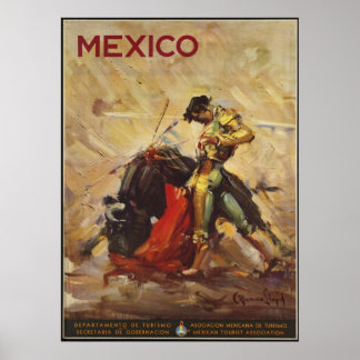Mexico Vintage Travel Poster und Retro Prints