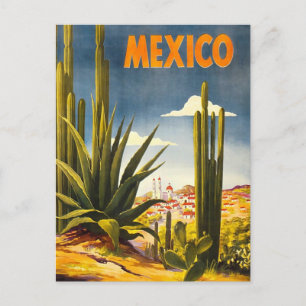 Mexico Vintage Travel Postkarte