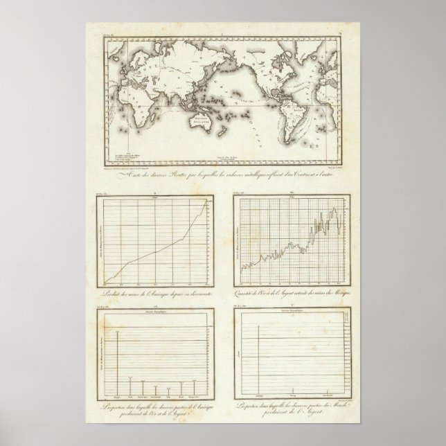 Mexico World One World Map Poster (Vorne)