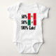 Mexikaner 100% 50% Peruaner-50% niedlich Baby Strampler (Vorderseite)