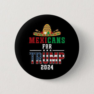 Mexikaner Für Trump Usa-Flagge Wählen Republikanis Button