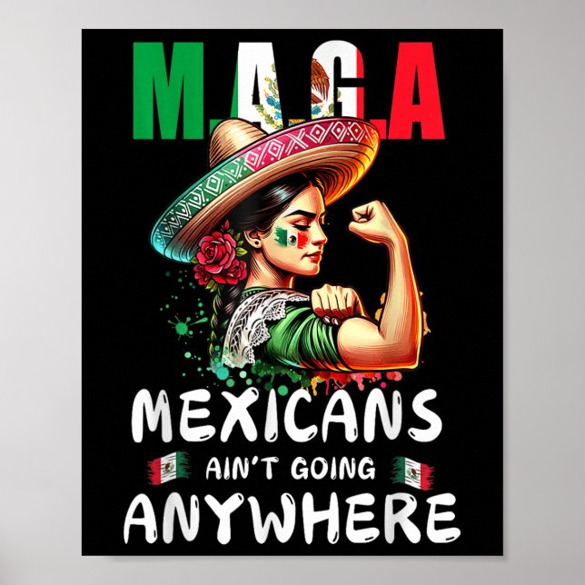 Mexikaner gehen nirgendwo hin poster (Vorne)