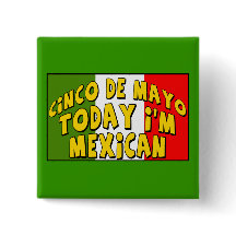 Mexikaner-Knopf Cinco Des Mayo
