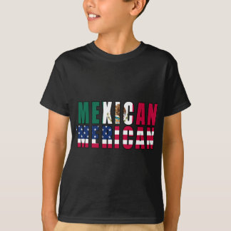 Mexikaner 'Merican Flaggen - Mexiko-Amerikaner T-Shirt