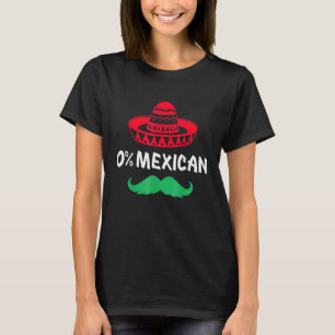 Mexikaner mit Sombrero und Schnurrbart Frohes Cinc T-Shirt