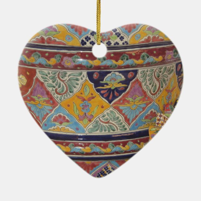 Mexikaner-Talavera-Arttonwaren Keramikornament (Hinten)