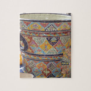 Mexikaner-Talavera-Arttonwaren Puzzle