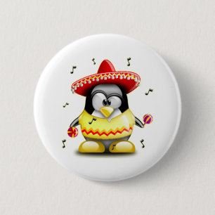 Mexikaner Tux Button