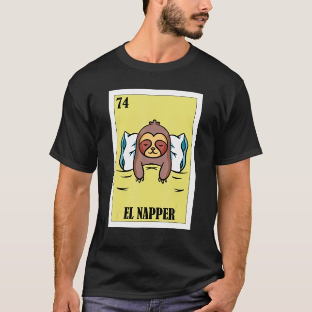 Mexikanerin für Nickerchen El Napper T-Shirt (Vorderseite)