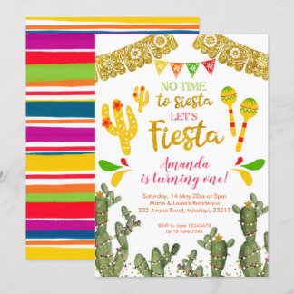 Mexikanerin keine Zeit für Siesta Erwachsene Gebur Einladung