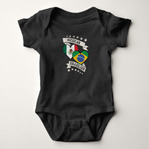 Mexikanisch-Brasilianisches Herzblatt Mexiko Brasi Baby Strampler