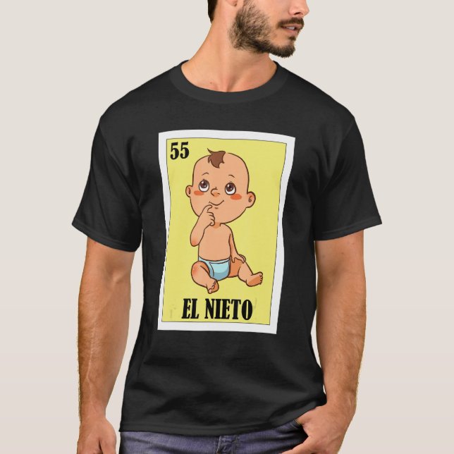 mexikanisch für Grandsons El Nieto T-Shirt (Vorderseite)