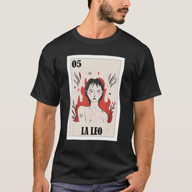 Mexikanisch für Leo La Leo T-Shirt (Vorderseite)