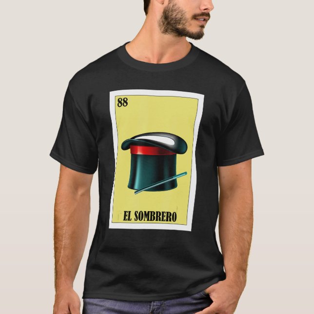 Mexikanisch für Magicians El Sombrero T-Shirt (Vorderseite)