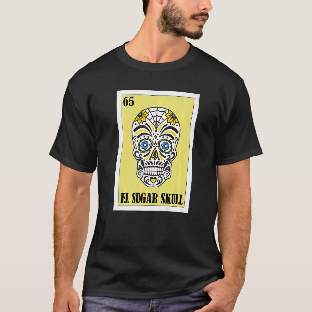 Mexikanisch für Partys El Sugar Skull 1 T-Shirt (Vorderseite)